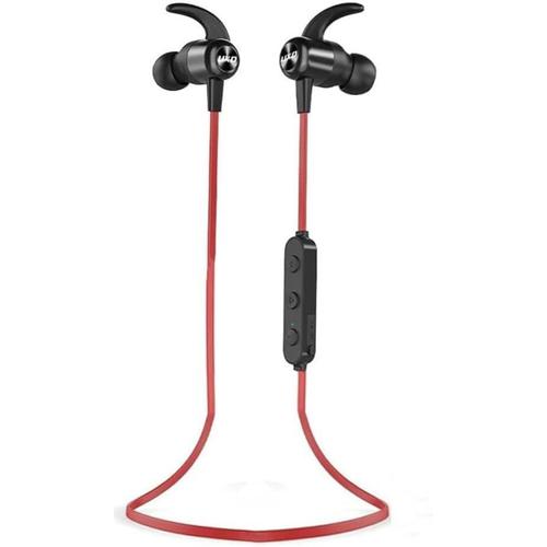 Casque Bluetooth, Écouteurs Bluetooth Sans Fil, Écouteurs Bluetooth Avec Cvc 8.0 Microphone Intégré, 20 Heures De Temps D'Utilisation, Ipx7 Imperméables, Casque Bluetooth De Sport De Course (Re'D)