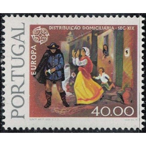 Portugal 1979 Neuf Distribution Du Courrier À Domicile Siècle Xix Europa Y&t Pt 1422 Su