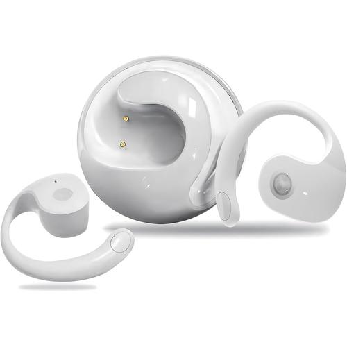 Casque Bluetooth Sans Fil, Écouteurs Ouverts, Bluetooth 5.3, Écouteurs Hifi De Sport, Avec 4 Microns, Tour D'Oreille Confortable Et Ergonomique, 50 Heures D'Autonomie, Qualité D'Appel Claire (Ows 31)