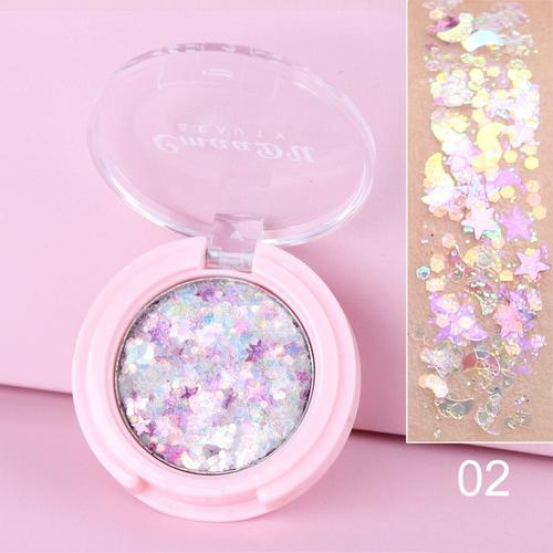 Cmaadu Maquillage Fard À Paupières Palette Visage Lèvre Oeil Corps Brillant Paillettes Gel Cosmétiques Festival Holographique Pigment Ombre À Paupières 