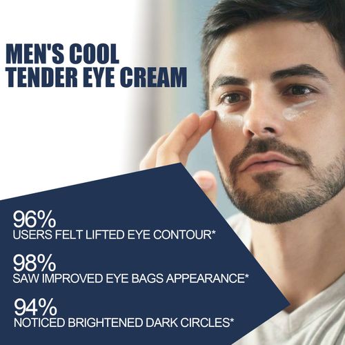 Crème Hydratante Pour Les Yeux Pour Hommes, Estompe Les Ridules Et Améliore Les Cernes Avec La Nicotinamide, Crème Pour Les Yeux, Fraîche Et Tendre 
