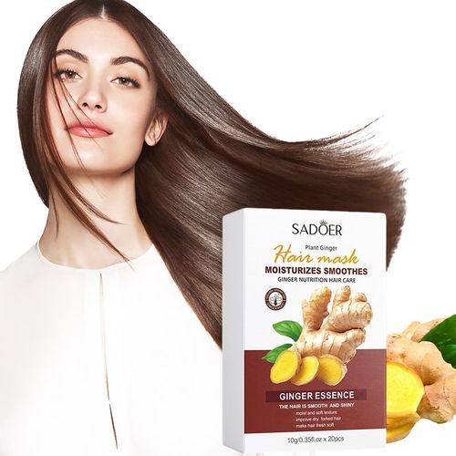 Huile De Gingembre À La Vitamine E, Crème De Croissance Pour Cheveux, Essence De Soin Hydratant, Perte De Cuir Chevelu, Traitement De Massage, Après-Shampoing Pour Voiture 
