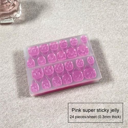 Patch De Soins Pour Les Ongles, Gel De Gelée, Autocollants Super Fins, Haute Viscosité Et Fermes, Faux Ongles Amovibles, Décalcomanies Spéciales Double Face 