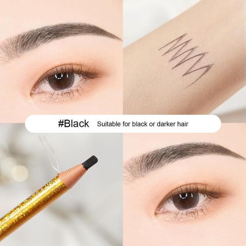 Crayon À Sourcils À Ligne De Traction, Rehausseur De Sourcils, Durable, Stylo De Tatouage, Imperméable, Naturel, 1 Pièce 