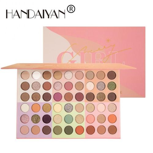 Palette De Fards À Paupières De 54 Couleurs, Poudre Scintillante Et Mate, Maquillage, Cosmétiques, Cadeau D'anniversaire, Tslm1 