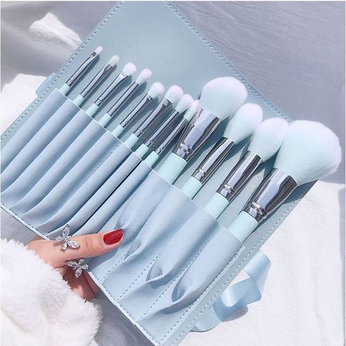 Pinceaux De Maquillage Pour Poudre, Fard À Joues, Contour, Mélange, Fard À Barrage, Correcteur, Outil Cosmétique, 12 Pièces/Lot 