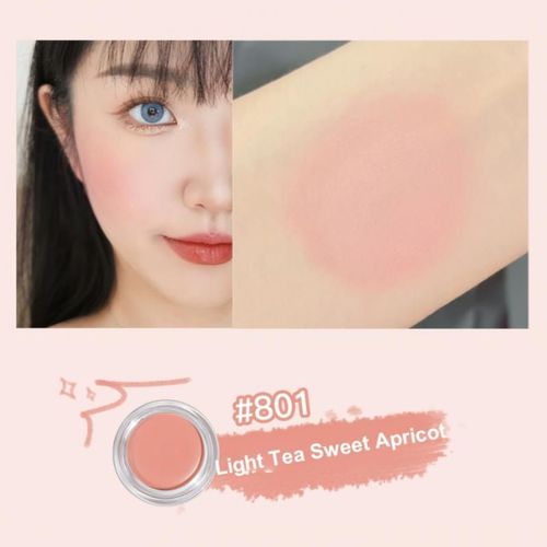 Crème À Blush En Boîte De 6 Couleurs, Pour Joues Roses, Facile À Colorer, Durable, Scintillante, Maquillage Pour Le Visage, Cosmétiques, Tslm1 