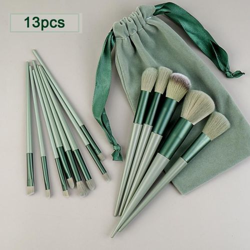 Ensemble De 13 Pinceaux De Maquillage, Outils De Beauté, Ombre À Paupières, Sourcils, Poudre, Blush, Correcteur De Contour, (Sac De Rangement) 