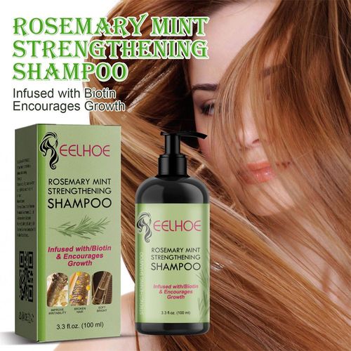 Shampoing À La Menthe Et Romarin, Soin Du Cuir Chevelu, Huile Essentielle, Répare Les Cheveux Abîmés, Anti-Perte, Raffermissant, Lisse, Rafraîchissant 