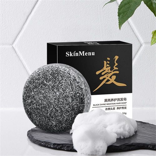 Shampoing Organique Pour Cheveux Noirs, Barre De Savon, Réparateur, Revitalisant Naturel 