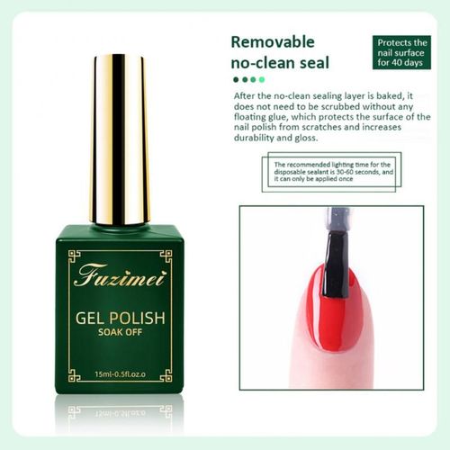 Vernis À Ongles Adhésif, 15ml, Gel De Manucure Semi-Permanent, Uv, Couche De Base, Gellac 