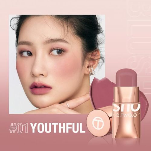 Fard À Paupières Pour Maquillage Des Lèvres, Différentes Occasions, Couleur Pleine, Bâton De Blush Naturel, Cosmétologie, Brume Douce, Sexy 