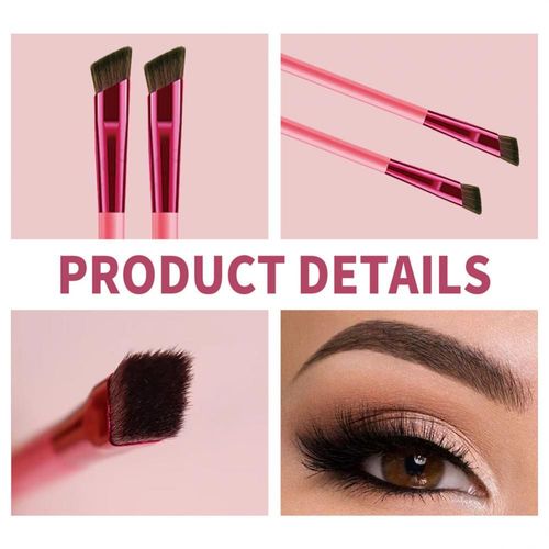 Brosse À Sourcils Multifonctionnelle Stéréo, 2 Pièces, Maquillage, Correcteur, Blush, Sourcils Sauvages, Ligne De Cheveux Naturels, Stylo, Outils 