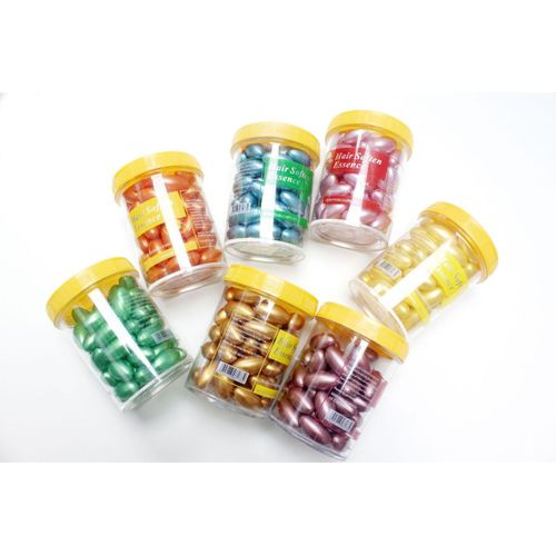 Dhmapala-Capsule D'huile Essentielle Adoucissante Anti-Maniaque, Soin Des Cheveux, Réparation Du Brûlure, Cheveux Secs Et Souples, 60 Pièces 