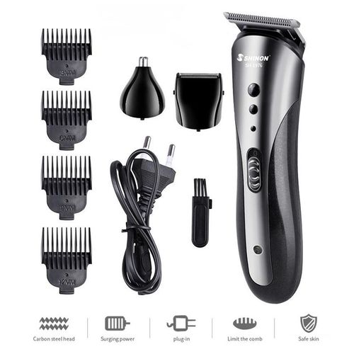 Tondeuse Électrique Pour Hommes, Machine De Coupe De Cheveux Rechargeable Sans Fil Pour Barbier