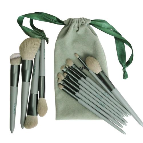Kit De Pinceaux De Maquillage De Haute Qualité, Pour Le Visage, Le Fard À Paupières, Les Lèvres, Poudre Libre, 13 Pièces 