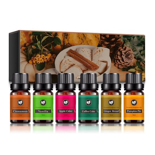 Kit D'huiles Essentielles Pour Diffuseur, Humidificateur D'air, Aromathérapie, Pures Et Inoffensives, 10ml 