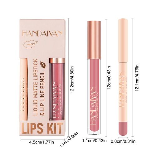 Rouge À Lèvres Liquide Mat Longue Durée Et Imperméable, Crayon À Lèvres, Maquillage Antiadhésif Pour Femmes 