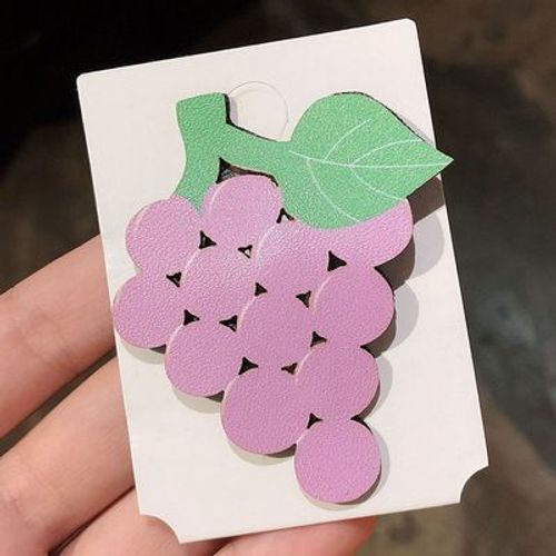 Épingles À Cheveux Mignonnes De Dessin Animé Pour Enfants, Pinces À Cheveux D'animaux, Barrettes De Fruits, Bandes De Sauna, Raisin Harvey, Accessoires De Cheveux Coréens Pour Filles 