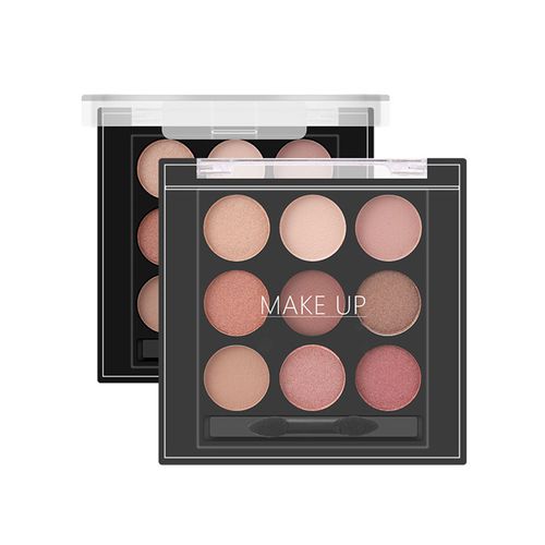 Palette De Fards À Paupières 9 Couleurs, Maquillage Scintillant, Tons Nude Et Terreux, Ombre À Paupières Longue Durée, Étanche 