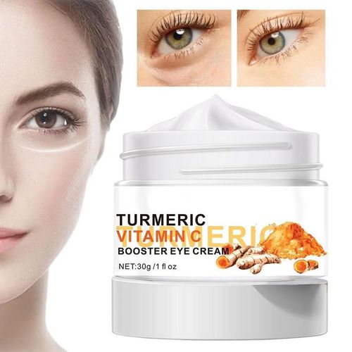 Crème Hydratante Pour Les Yeux Pour Femmes, 30g, Soin Pour La Peau Grasse, Sèche Et Apaise Les Peaux Irritées, Turmeris Éclaircissant 