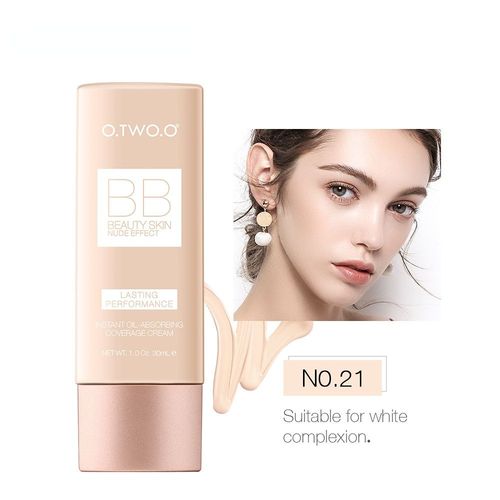 Fond De Teint Résistant À L'eau, Crème Correctrice Éclaircissante Et Durable Pour Le Visage 