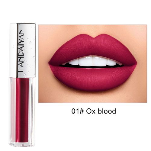 Rouge À Lèvres Hydratant Durable, 12 Couleurs, Crème Glacée Velours, Pigmentation Mate 