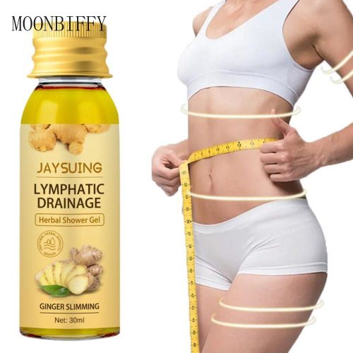 Gel De Douche À Base De Plantes Au Gingembre, Anti-Cellulite, Amincissant, Perte De Poids, Drainage Lymphatique, Beauté, Soins Du Corps Fermes 