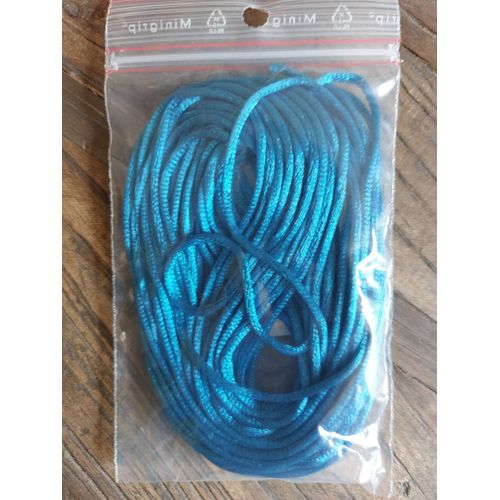 Ficelle Chinoise 2mm Longueur 10m Couleur Turquoise