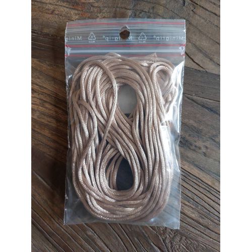 Ficelle Chinoise 2mm Longueur 10m Couleur Marron Clair