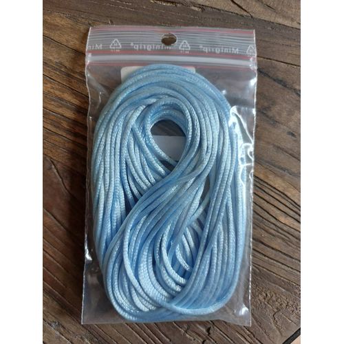 Ficelle Chinoise 2mm Longueur 10m Couleur Bleuet