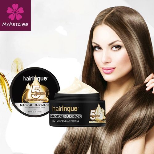 Masque Magique Pour Cheveux, 50ml, Soins Pour Cheveux Doux, Nourrissant, Réparateur En 5 Secondes 