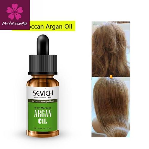 Huile Nourrissante Pour Cheveux Secs Et Abîmés, 100% Pure, Huile D'argan, Soin Professionnel, Revitalisant Pour Cheveux Secs Et Abîmés, Hydratant Et Apaisant 