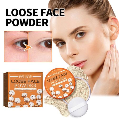 Poudre Libre Pour Femmes, Beauté, Cosmétique, Réglage, Fond De Teint, Contrôle Du Sébum 