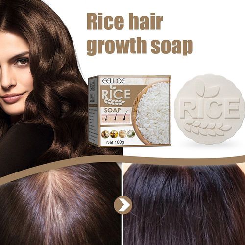 Nouveau Savon De Nettoyage Pour La Croissance Rapide Des Cheveux, Hydratant, Parfum Floral, Riz, Shampoing 
