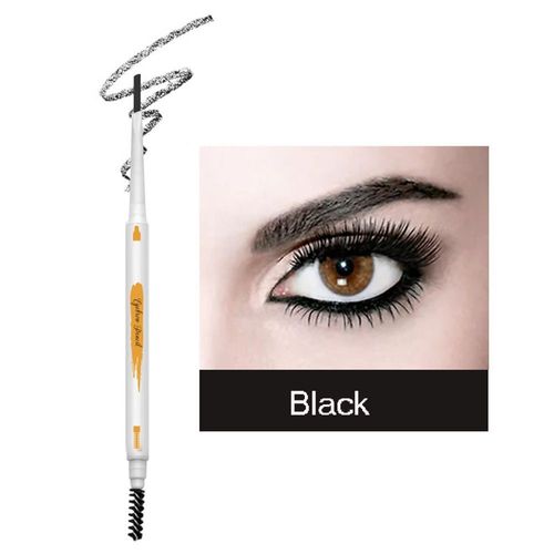 Crayon À Sourcils Ultra-Fin, Couleur Marron Foncé, Crayon De Maquillage, Pour Dessiner, Estomper, Crayon Triangulaire Pour Tatouage 