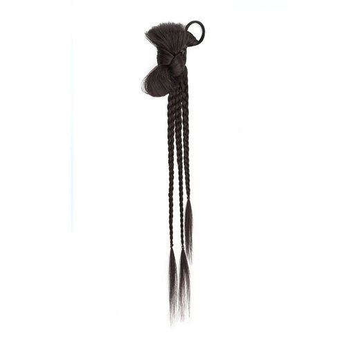 Femmes Chapeaux Queue De Cheval Perruque Arc Accessoires De Cheveux Bandeau Élastique Cheveux Corde Élastique En Caoutchouc 