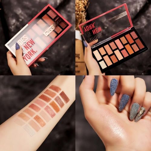 Palette D'ombre À Paupières Scintillante Et Mate, Maquillage Cosmétique, 16 Couleurs, Nude, Poudre Cosmétique 