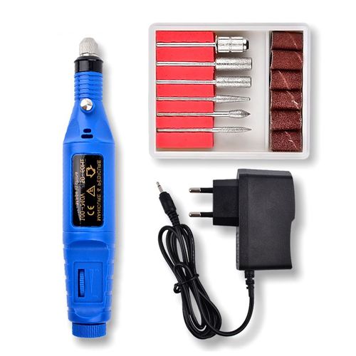 Ponceuse À Ongles Électrique Professionnelle, Outil De Manucure, Meulage De Vernis, Exfoliant, Nail Art, 1 Pièce 