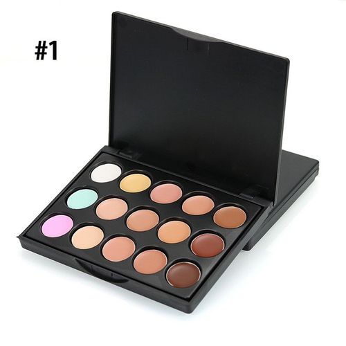 Correcteur De Maquillage Pour Le Visage, 15 Couleurs, Palette De Fond De Teint, Primaire De Contour, Bronzant, Surligneur, Crème Correctrice, Cosmétiques, 1 Pièce, Tslm1 