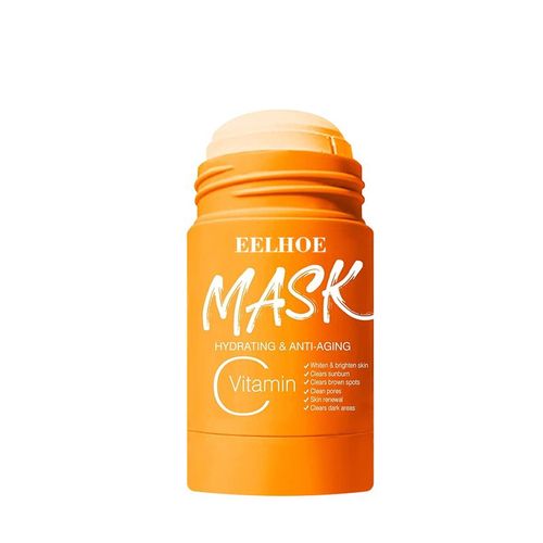Masque En Argile Purifiante À La Vitamine C Au Charbon De Bambou, Bâton De Bambou, Nettoyage En Profondeur, Boue, Dissolvant De Points Noirs, Contrôle De L'huile, Masque Solide Anti-Acné, Soins Pour L 