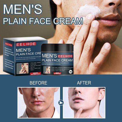 Crème De Maquillage Éclaircissante Pour Hommes, 50g, Correcteur De Marques D'acné, Bb Crème Hydratante, Contrôle Du Sébum, Éclaircissement Du Teint, Crème Pour Le Visage Paresseux 