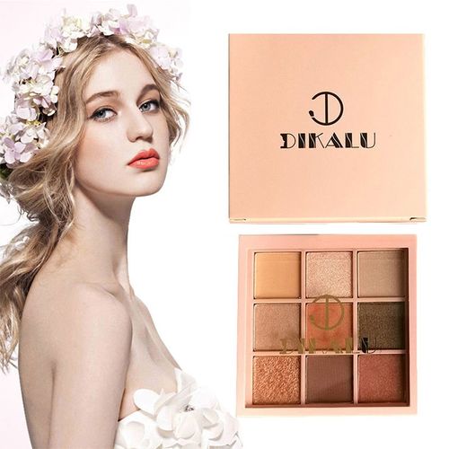 Palette De Fards À Paupières 9 Couleurs, Pays De Rêve, Paillettes Mates, Maquillage Pour Les Yeux, Portable, Produits Cosmétiques En Poudre 