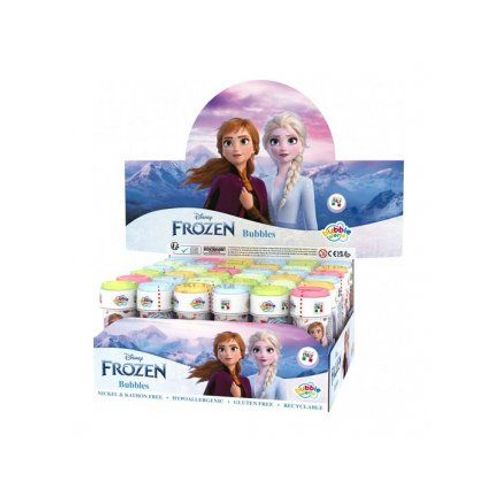 Pack Party Bubbles - Boite 36 Tubes Bulles De Savon 60 Ml Disney Frozen - Reine Des Neiges - Flacon Avec Jeu - Set Fete Enfant Et Carte