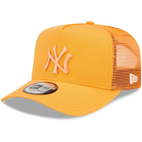 New Era A-Frame Trucker Cap - Tonal New York Yankees Papaya