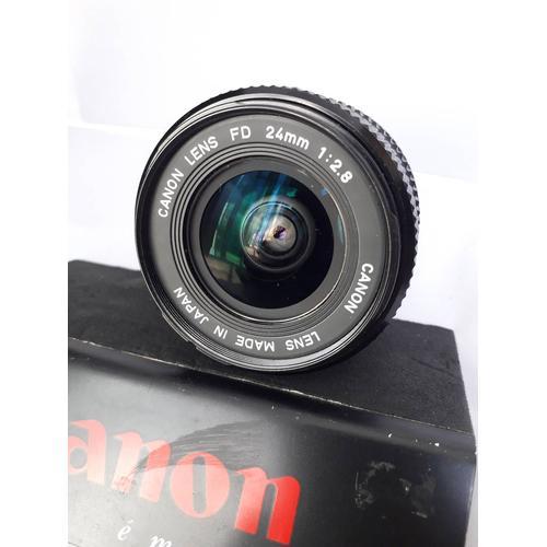 OBJECTIF CANON FD NEW 24 mm F2.8 pour AE-1 AT-1 AL-1 A1 AE-1P etc