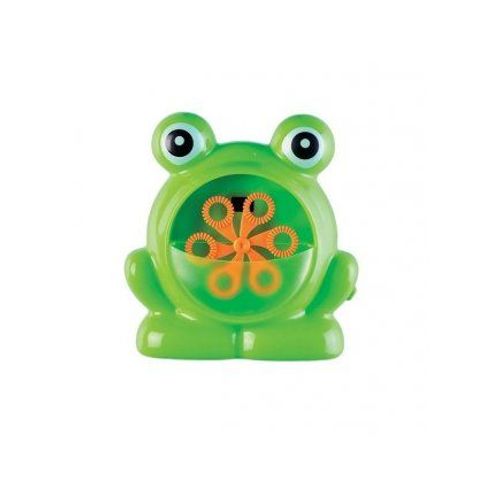 Bubble Machine A Bulles De Savon 12 Cm Grenouille Verte - Souffleuse Automatique - Fete, Anniversaire - Set Jouet Enfant Et Carte