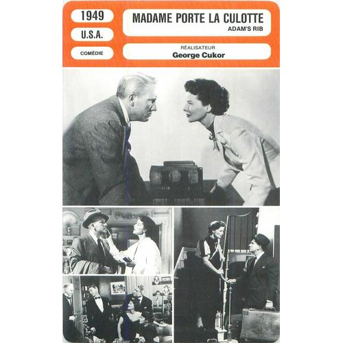 Fiche Monsieur Cinema Madame Porte La Culotte