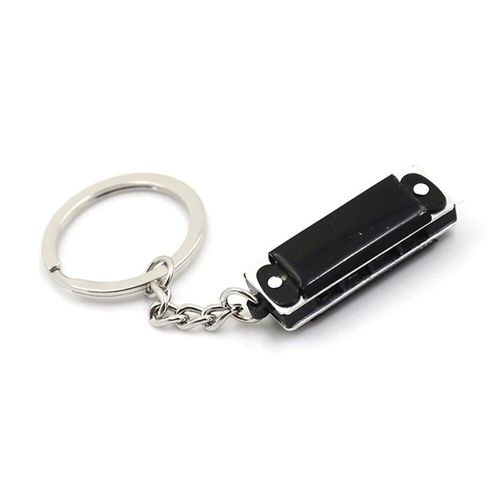 Porte-Clés Accordéon Pour Enfants,Mini Document 16/09/2018 Ica,Pendentif Clé,Anneaux Musicaux - Type Black