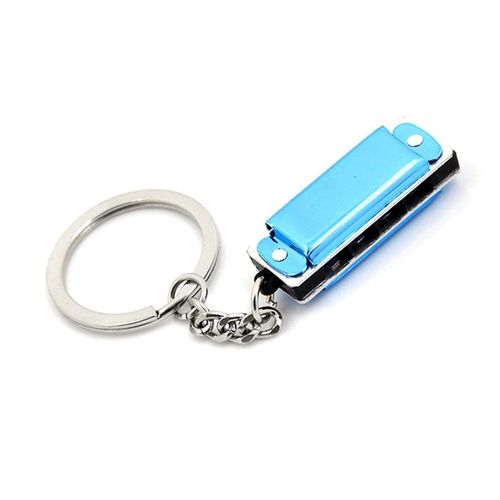 Porte-Clés Accordéon Pour Enfants,Mini Document 16/09/2018 Ica,Pendentif Clé,Anneaux Musicaux - Type Blue